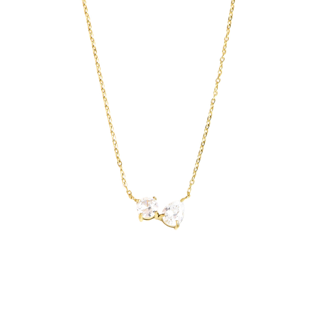 Amor Gemina Necklace - Guld