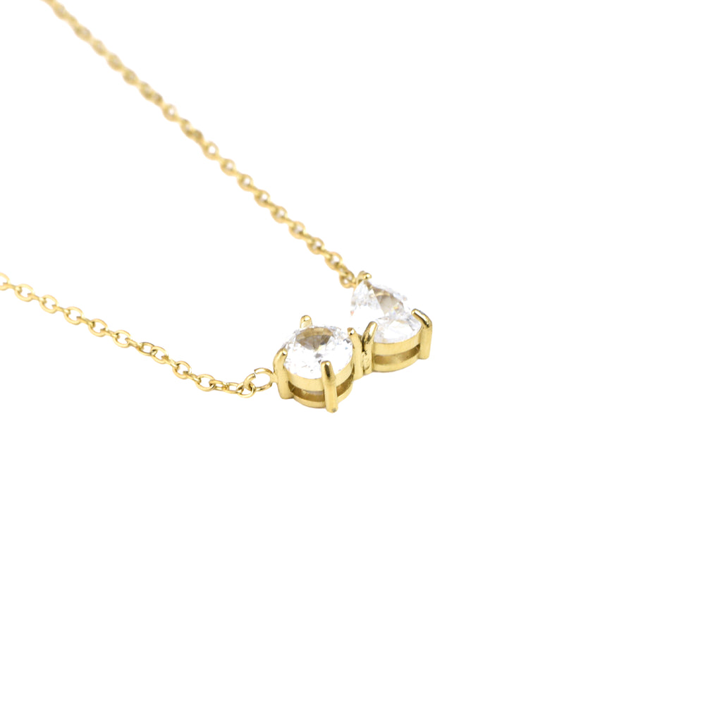 Amor Gemina Necklace - Guld