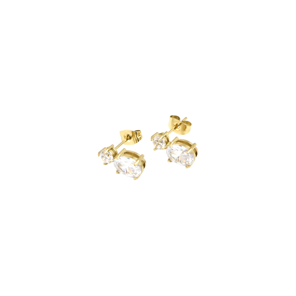 Celestia Duo Earrings - Guld