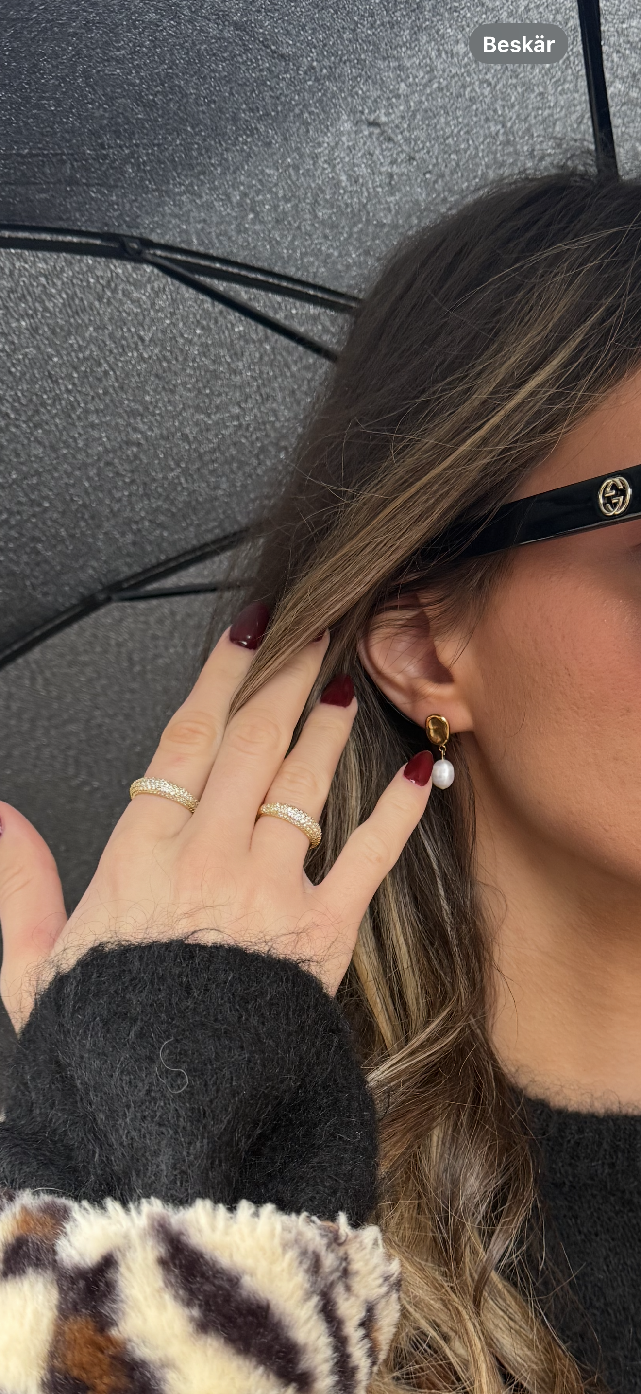 Marina Pearl Drops - Guld