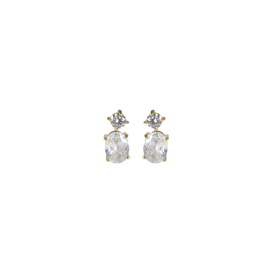 Celestia Duo Earrings - Guld