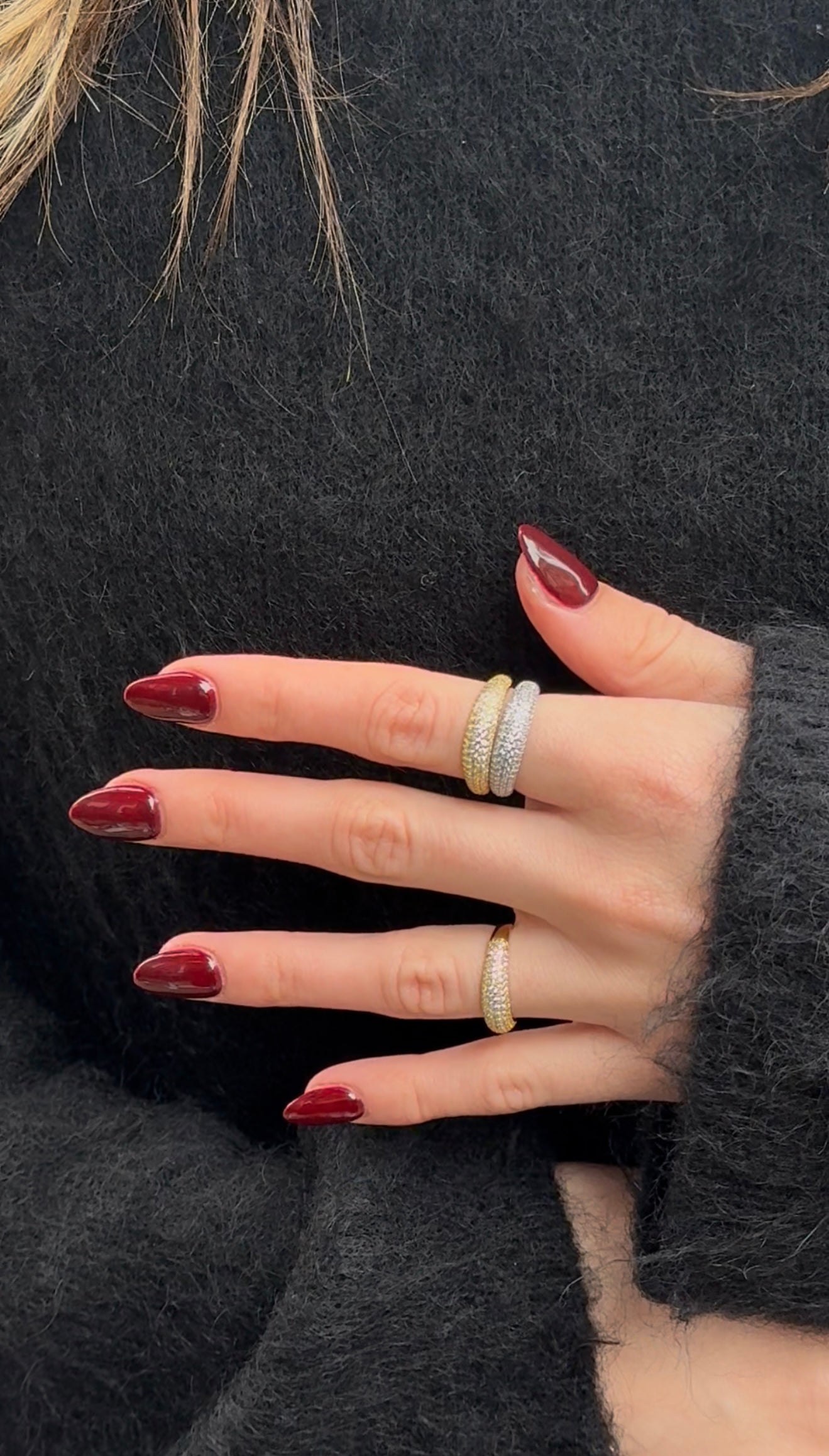 Luminous Pavé Ring - Guld